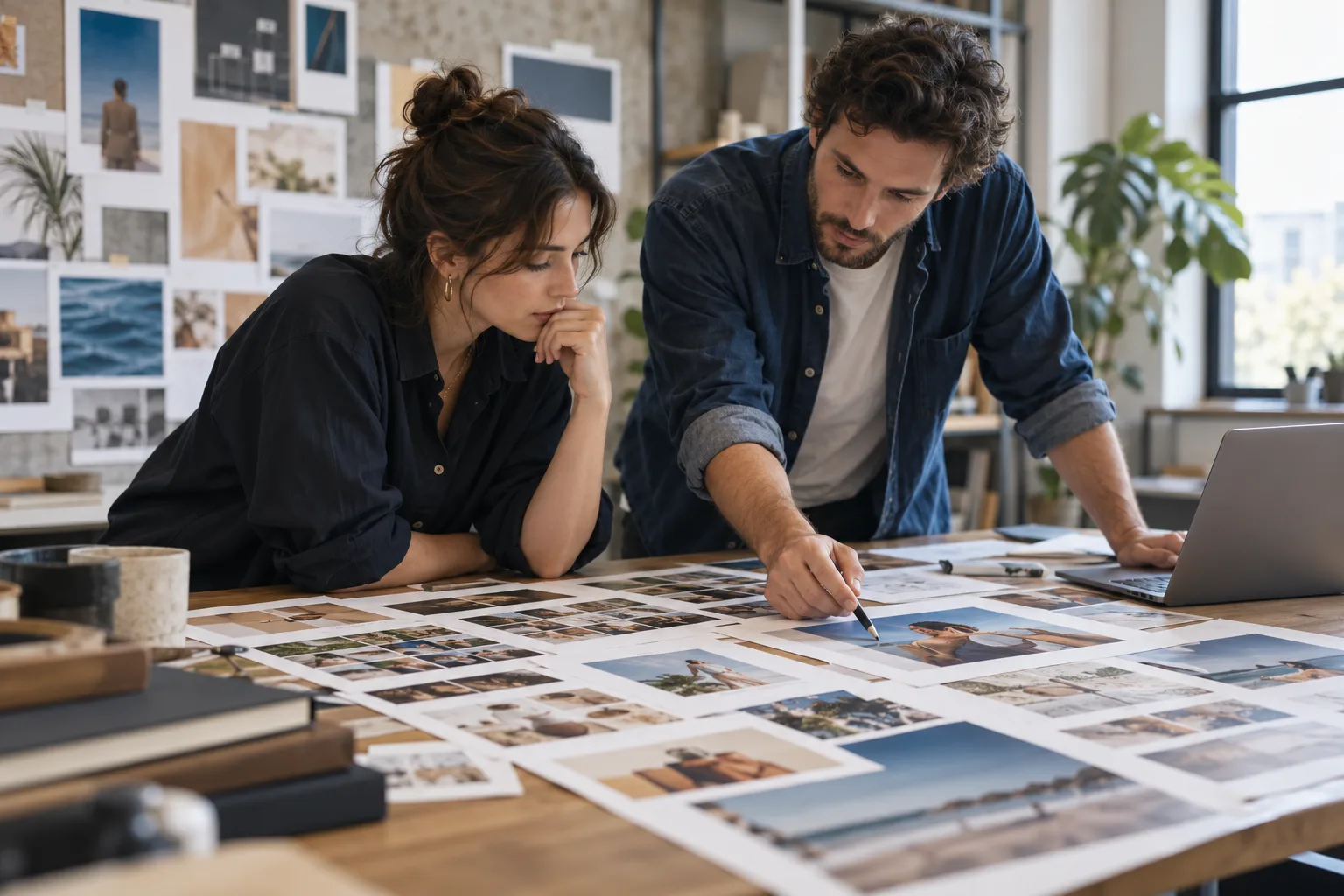 Creative team reviewing an AI-assisted Meta Ads creative system
