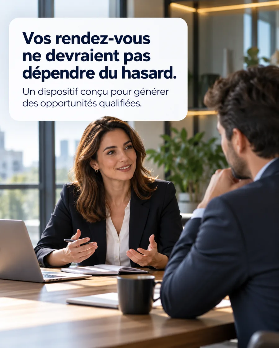 Direction créative Meta Ads pour la génération de rendez-vous B2B