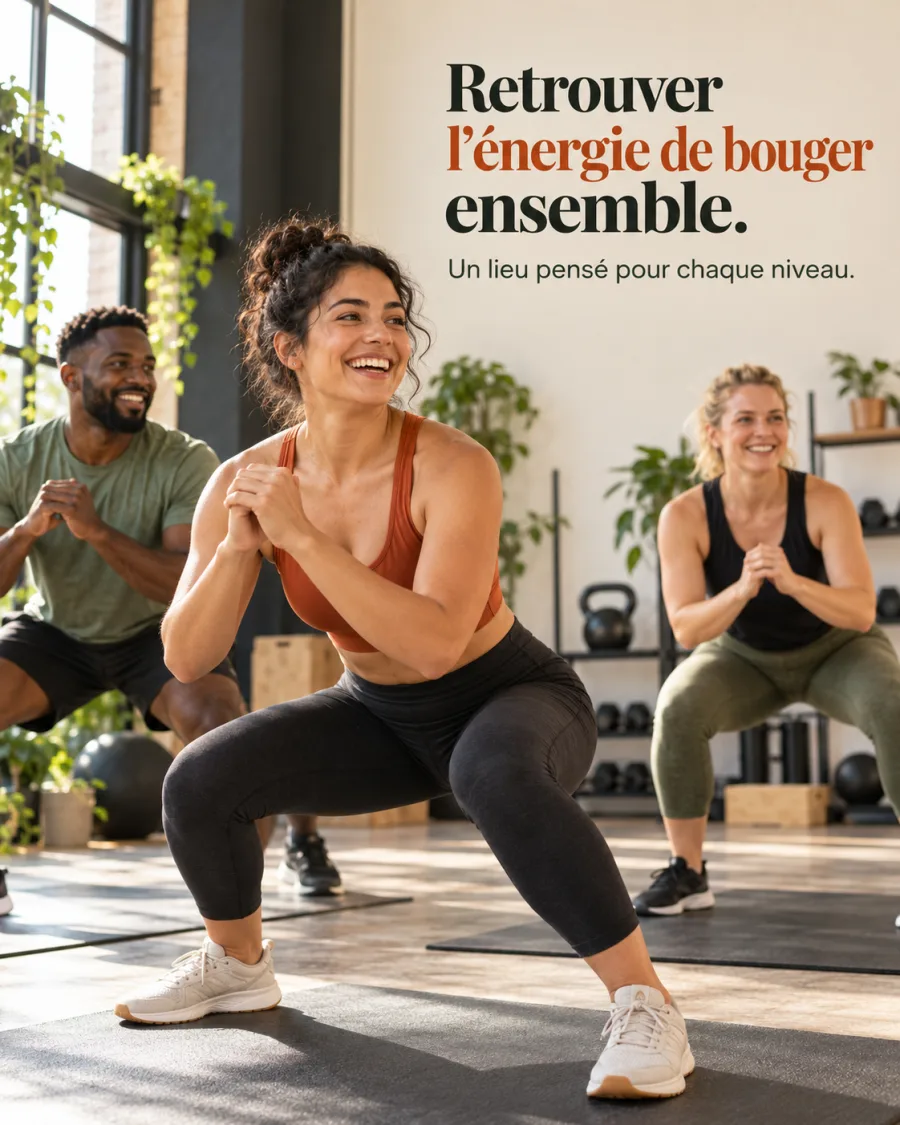 Énergie du collectif — exemple de création Meta Ads pour ce secteur